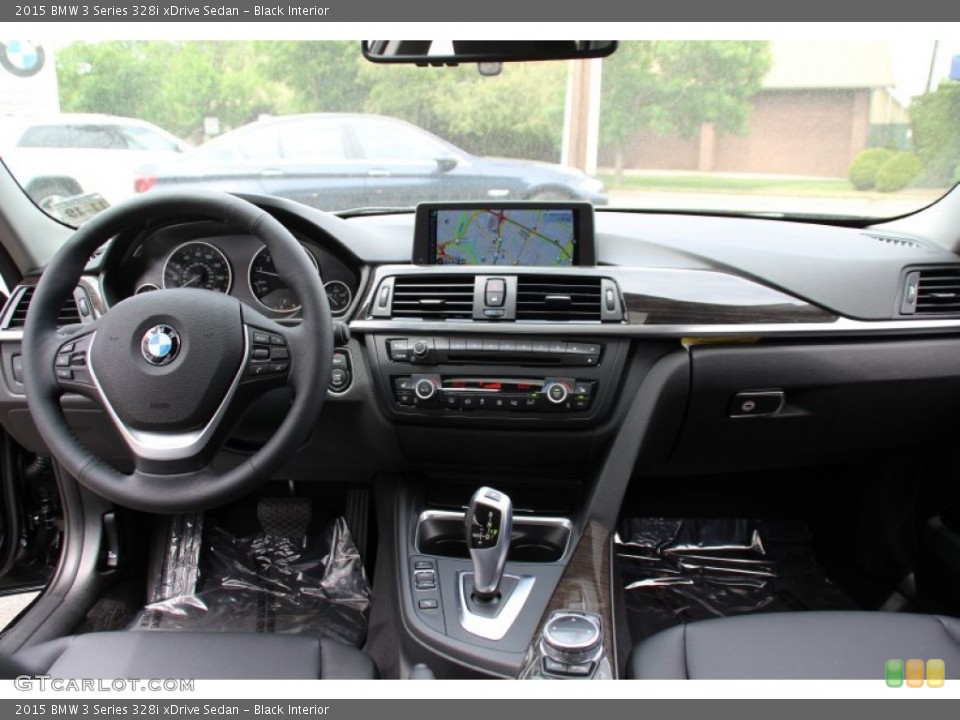 Black Interior Dashboard for the 2015 BMW 3 Series 328i xDrive Sedan #104669320