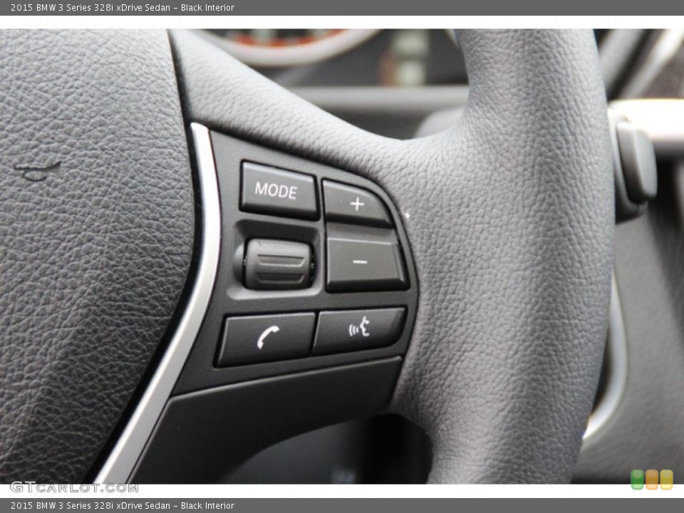 Black Interior Controls for the 2015 BMW 3 Series 328i xDrive Sedan #104669413