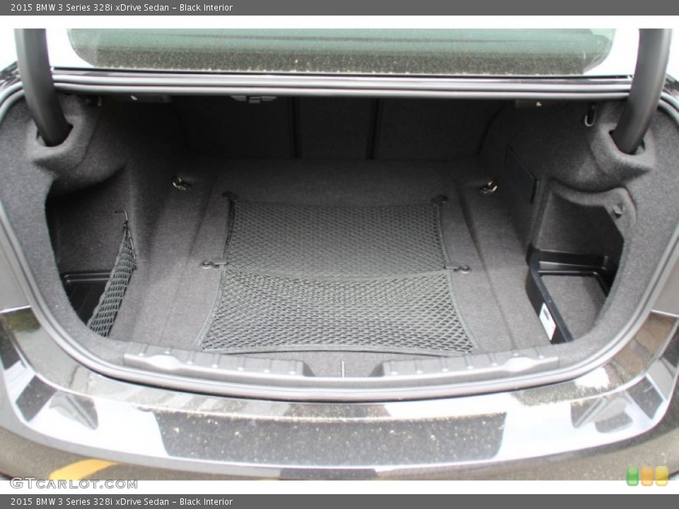 Black Interior Trunk for the 2015 BMW 3 Series 328i xDrive Sedan #104669437