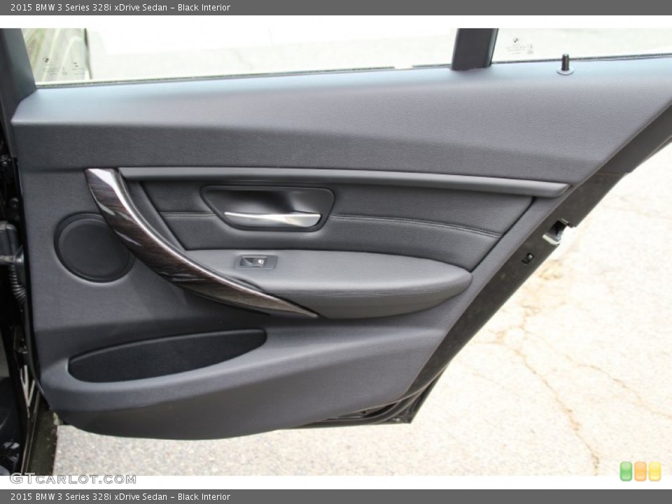Black Interior Door Panel for the 2015 BMW 3 Series 328i xDrive Sedan #104669470
