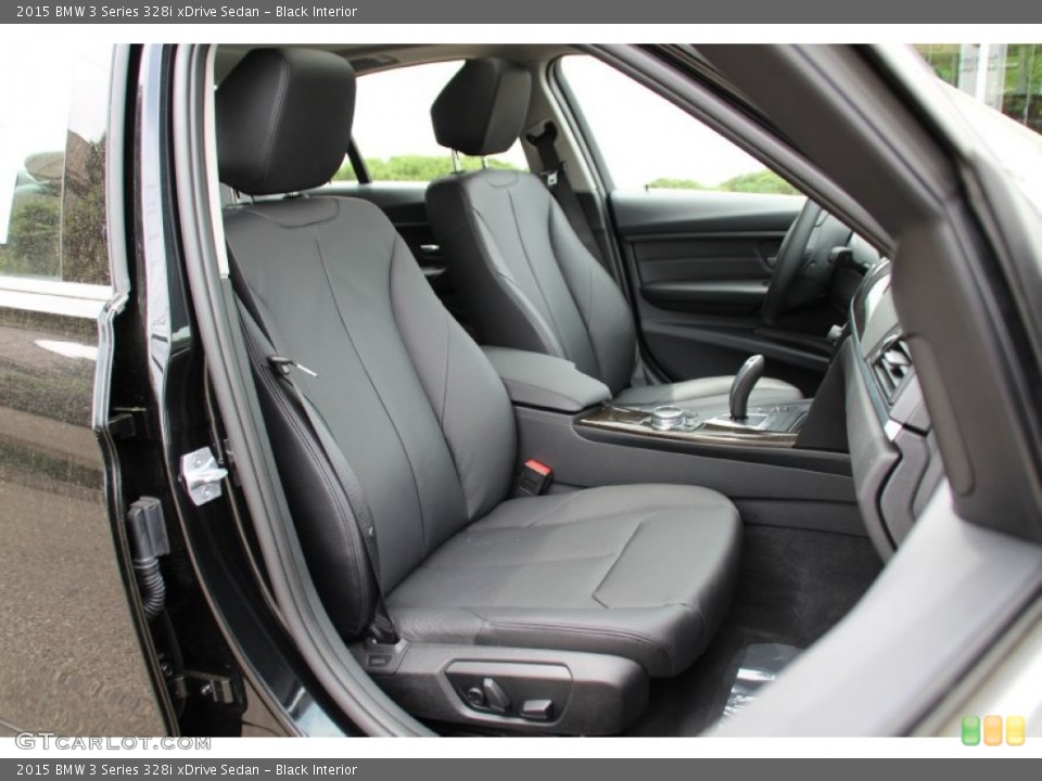 Black Interior Front Seat for the 2015 BMW 3 Series 328i xDrive Sedan #104669578