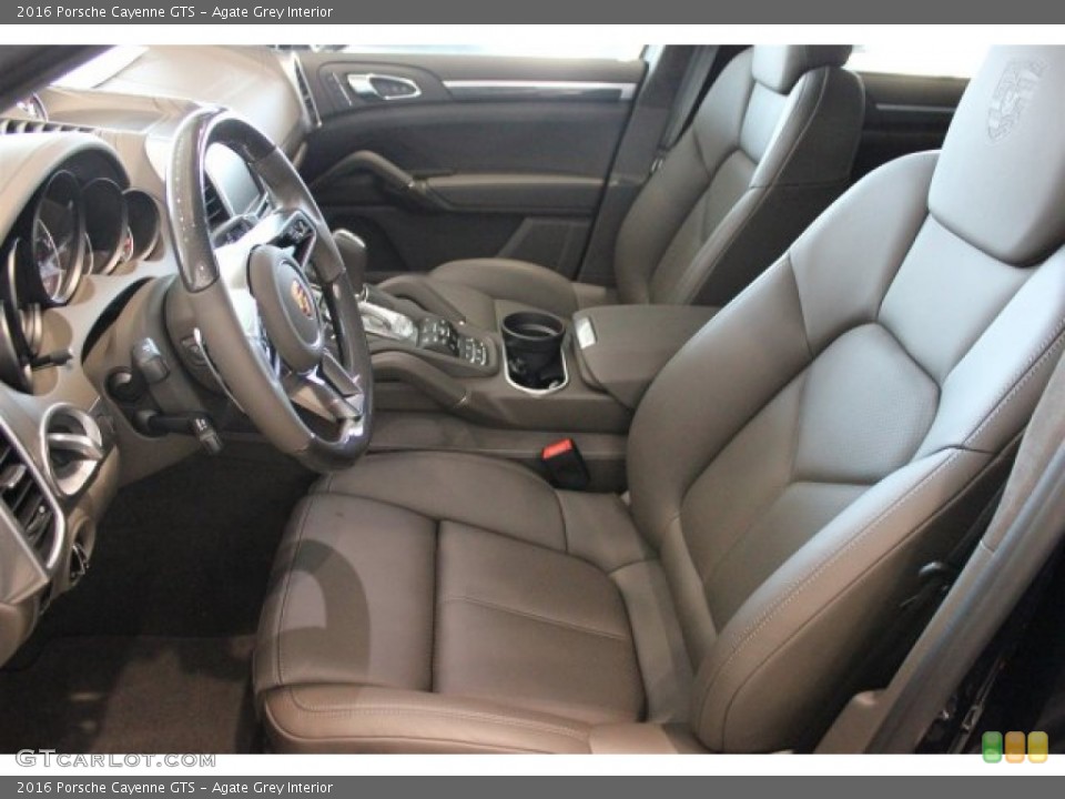 Agate Grey Interior Front Seat for the 2016 Porsche Cayenne GTS #104683815