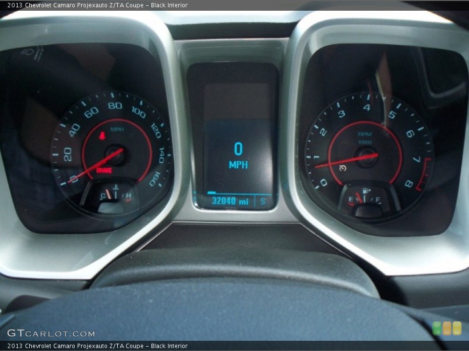Black Interior Gauges for the 2013 Chevrolet Camaro Projexauto Z/TA Coupe #104683860