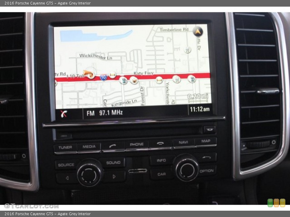 Agate Grey Interior Navigation for the 2016 Porsche Cayenne GTS #104683878