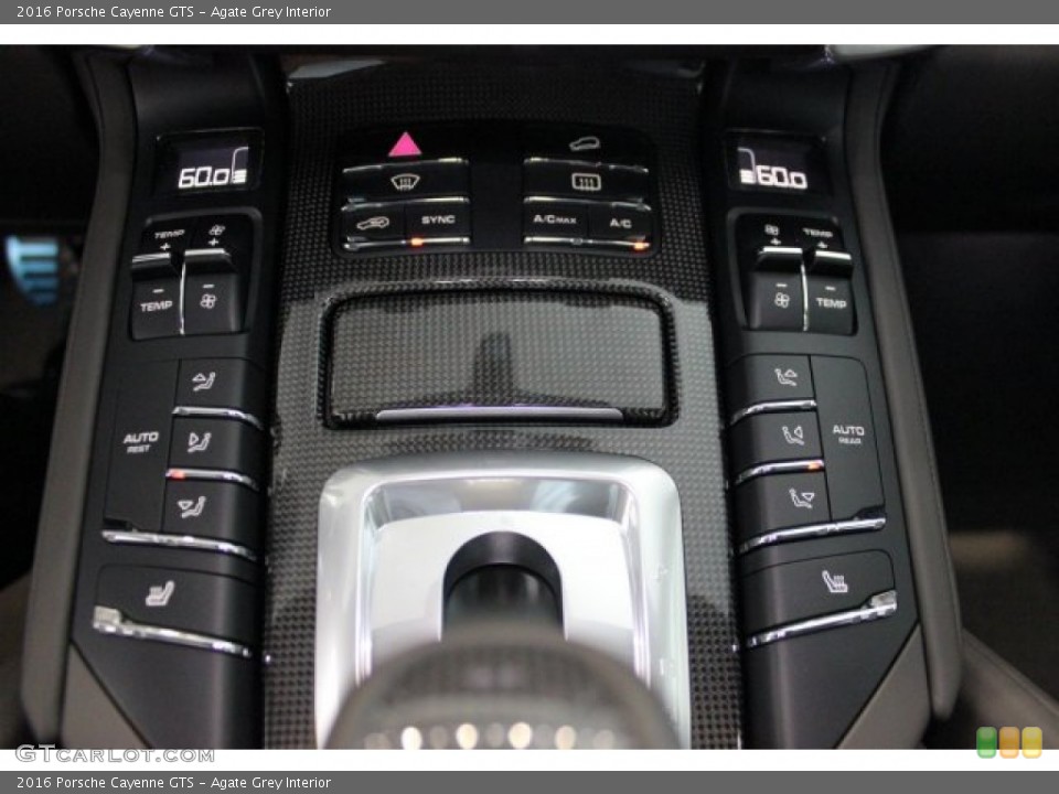Agate Grey Interior Controls for the 2016 Porsche Cayenne GTS #104683890