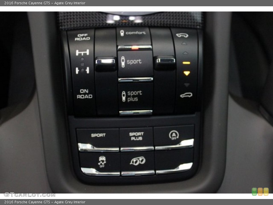 Agate Grey Interior Controls for the 2016 Porsche Cayenne GTS #104683902