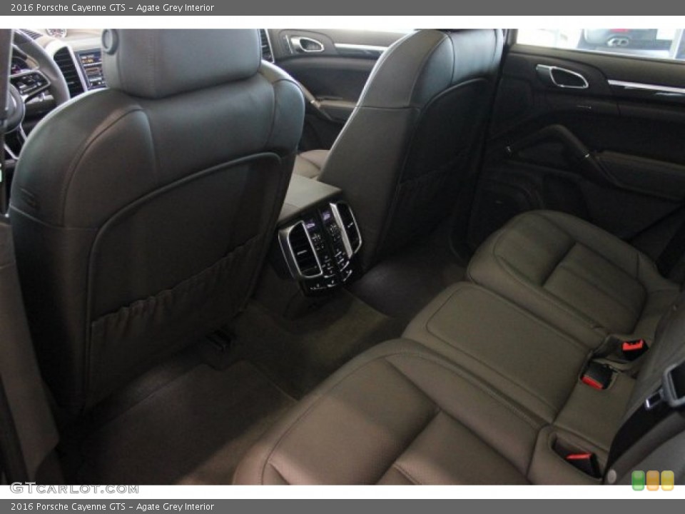 Agate Grey Interior Rear Seat for the 2016 Porsche Cayenne GTS #104684124
