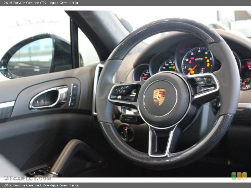 Agate Grey Interior Steering Wheel for the 2016 Porsche Cayenne GTS #104684160