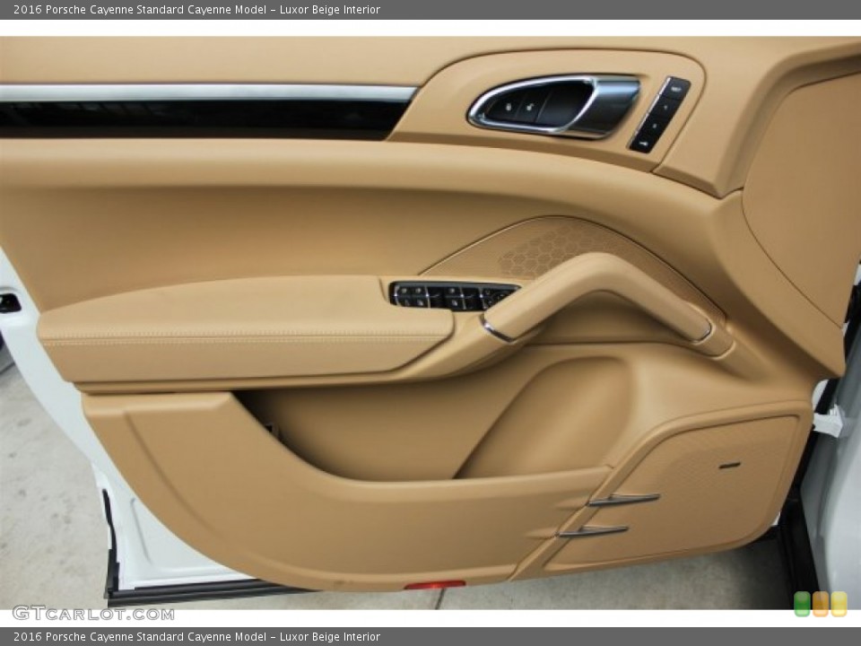 Luxor Beige Interior Door Panel for the 2016 Porsche Cayenne  #104684373