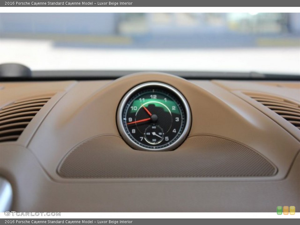 Luxor Beige Interior Gauges for the 2016 Porsche Cayenne  #104684574