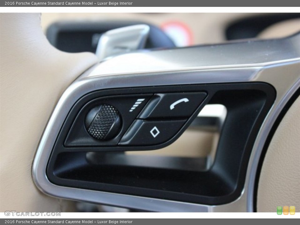 Luxor Beige Interior Controls for the 2016 Porsche Cayenne  #104684654