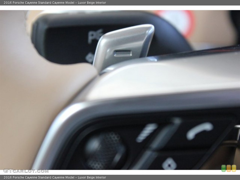 Luxor Beige Interior Controls for the 2016 Porsche Cayenne  #104684667