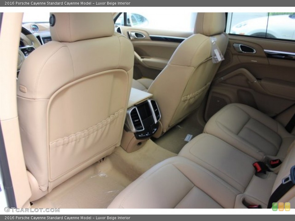 Luxor Beige Interior Rear Seat for the 2016 Porsche Cayenne  #104684745