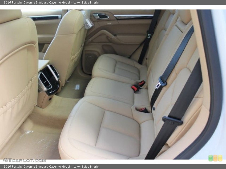 Luxor Beige Interior Rear Seat for the 2016 Porsche Cayenne  #104684757