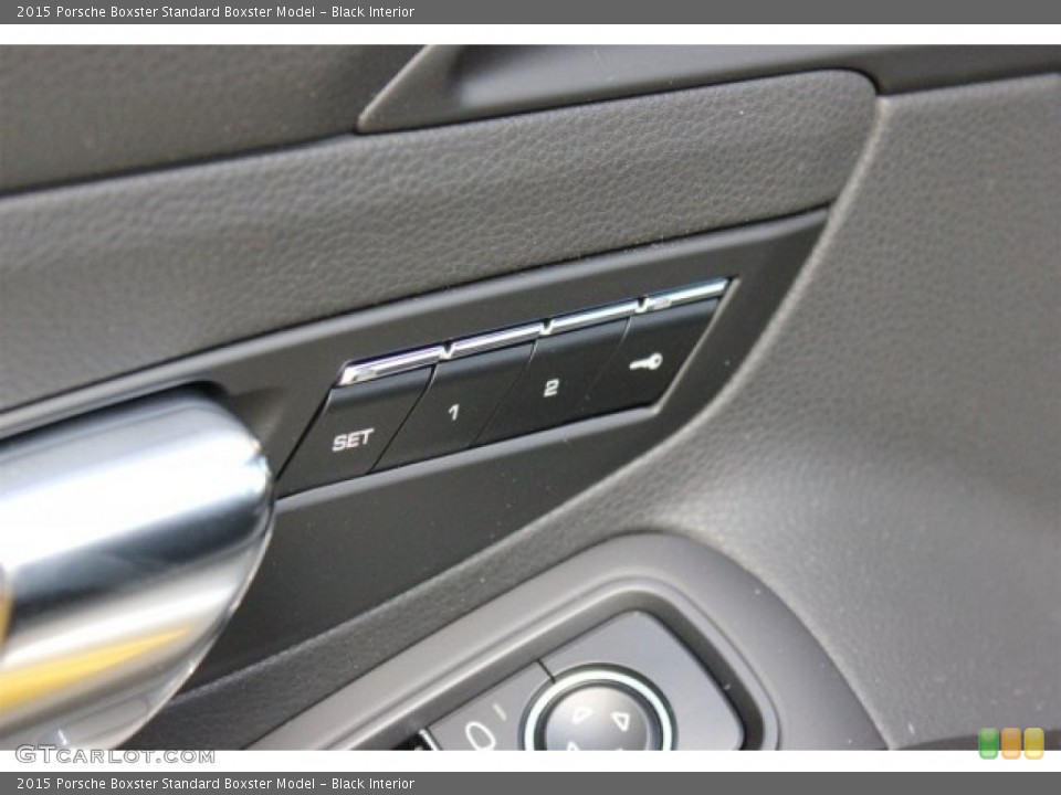 Black Interior Controls for the 2015 Porsche Boxster  #104686512