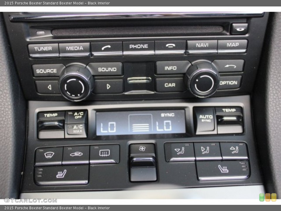Black Interior Controls for the 2015 Porsche Boxster  #104686623