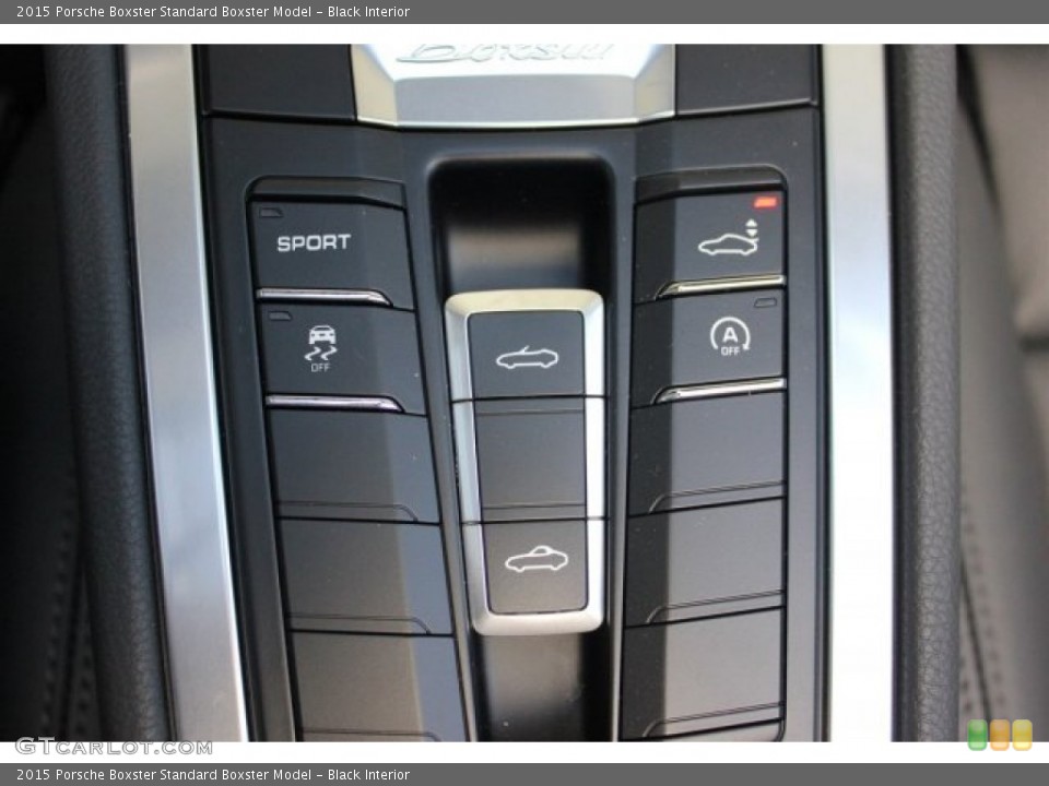 Black Interior Controls for the 2015 Porsche Boxster  #104686668