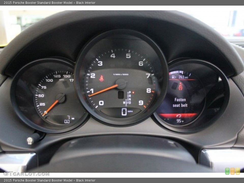 Black Interior Gauges for the 2015 Porsche Boxster  #104686794