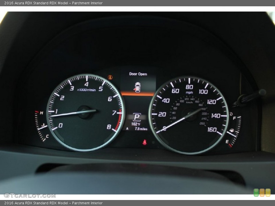 Parchment Interior Gauges for the 2016 Acura RDX  #104695365