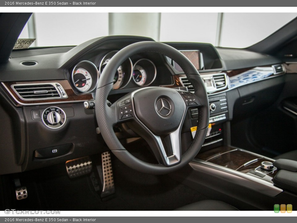 Black Interior Dashboard for the 2016 Mercedes-Benz E 350 Sedan #104699817