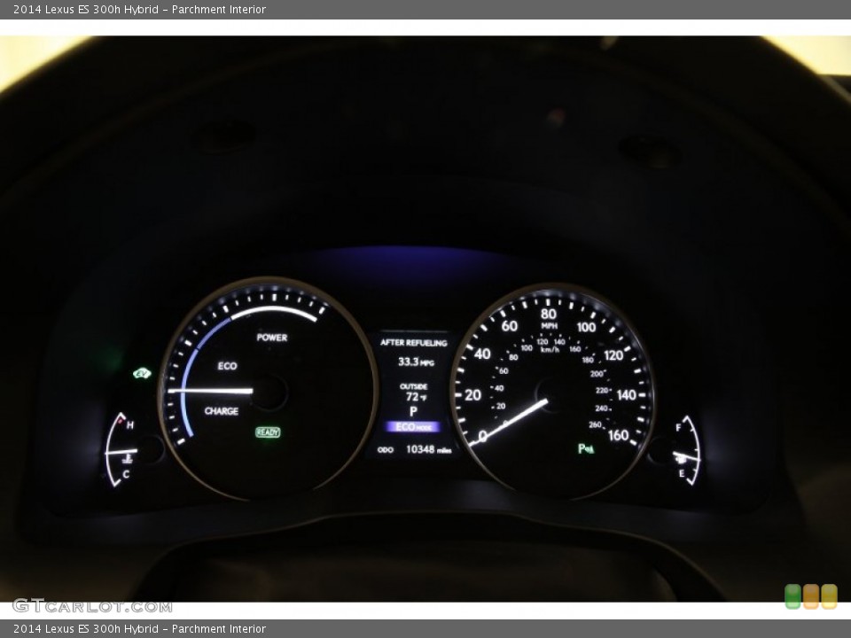 Parchment Interior Gauges for the 2014 Lexus ES 300h Hybrid #104700024