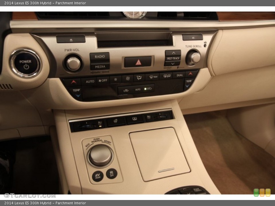 Parchment Interior Controls for the 2014 Lexus ES 300h Hybrid #104700107