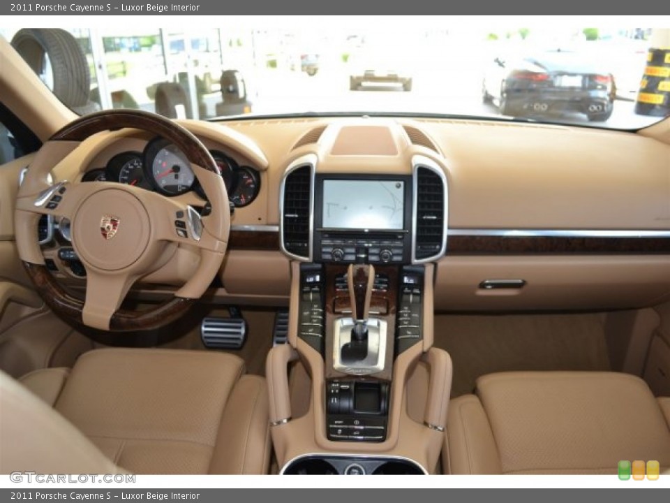 Luxor Beige Interior Dashboard for the 2011 Porsche Cayenne S #104708235