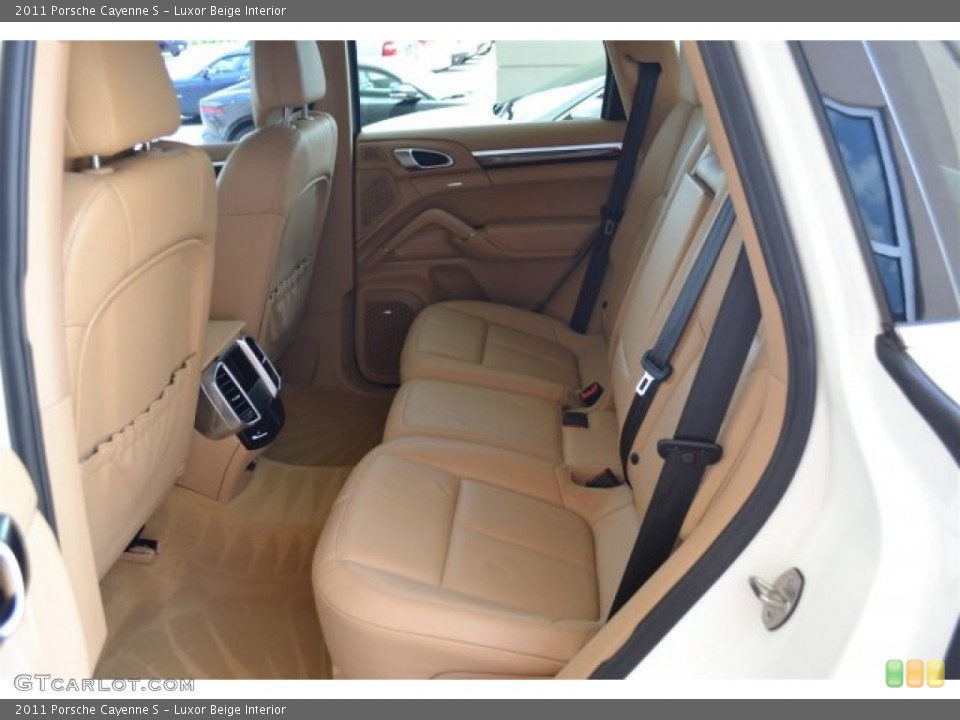 Luxor Beige Interior Rear Seat for the 2011 Porsche Cayenne S #104708254