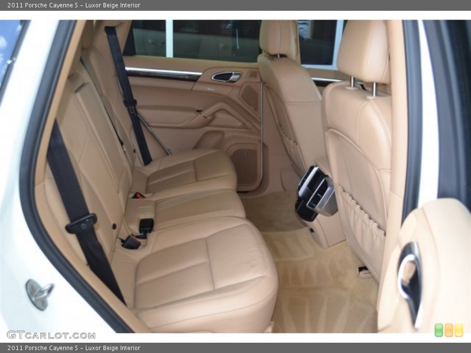 Luxor Beige Interior Rear Seat for the 2011 Porsche Cayenne S #104708940