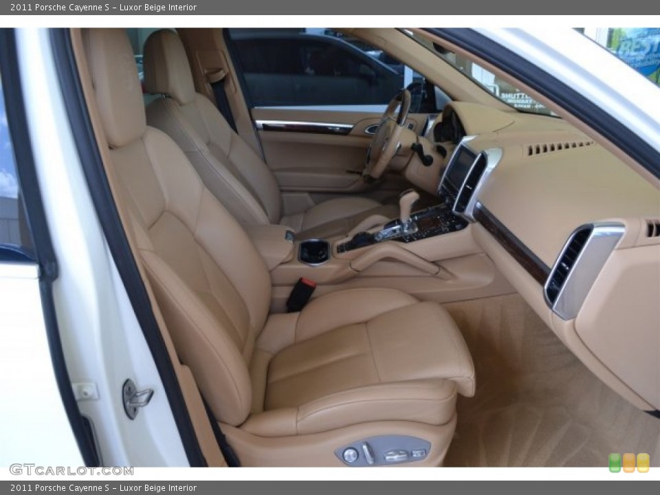 Luxor Beige Interior Front Seat for the 2011 Porsche Cayenne S #104709069