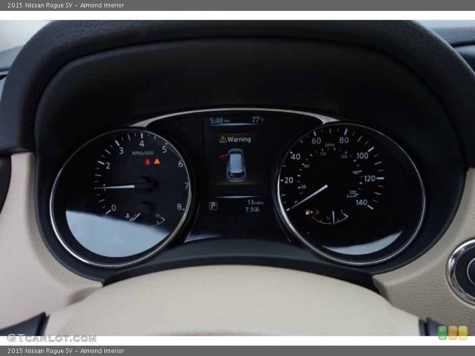 Almond Interior Gauges for the 2015 Nissan Rogue SV #104712237