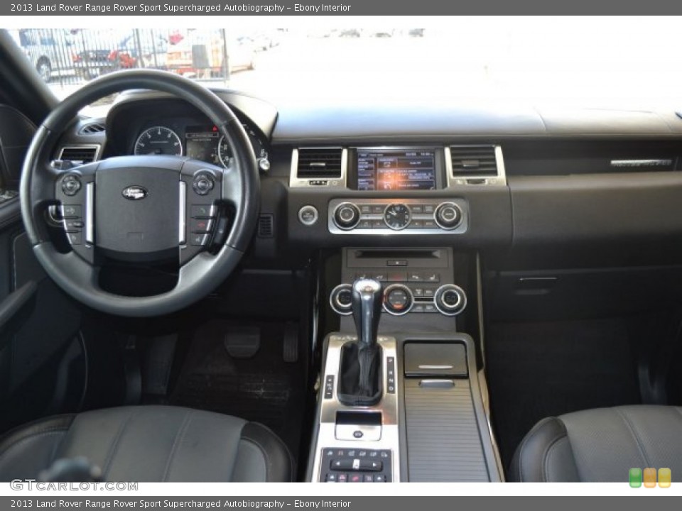 Ebony Interior Dashboard for the 2013 Land Rover Range Rover Sport Supercharged Autobiography #104731901