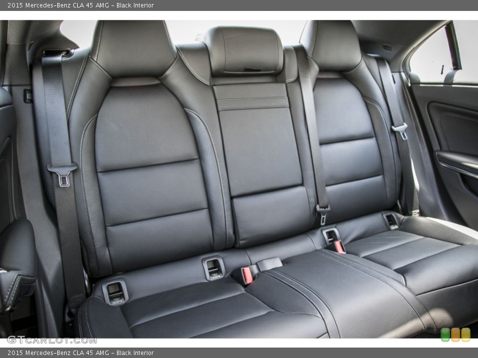 Black Interior Rear Seat for the 2015 Mercedes-Benz CLA 45 AMG #104732285