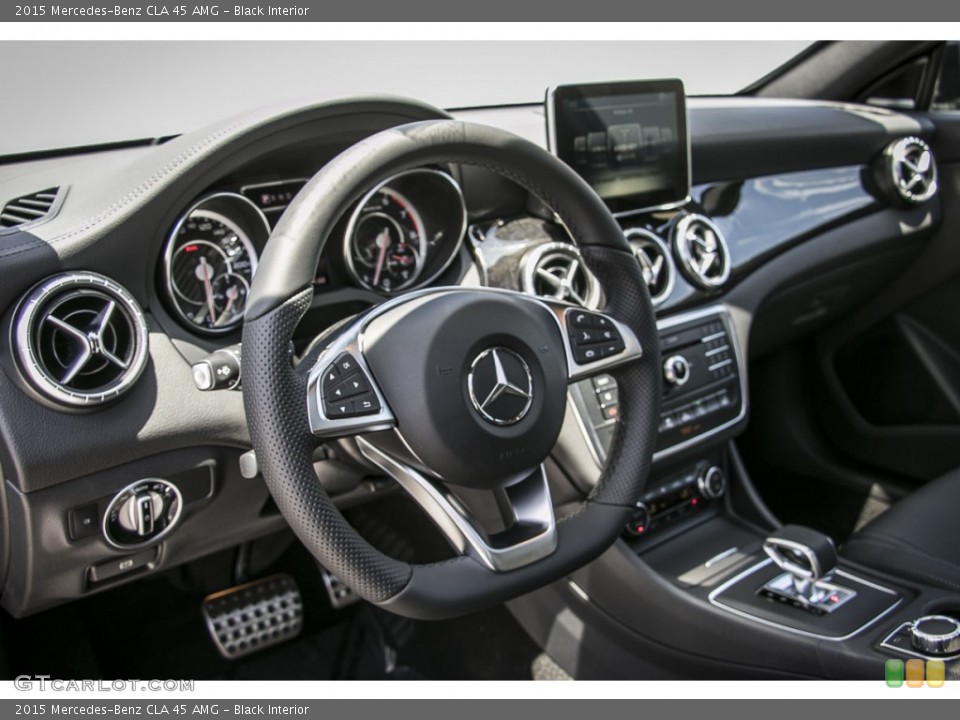 Black Interior Dashboard for the 2015 Mercedes-Benz CLA 45 AMG #104732474