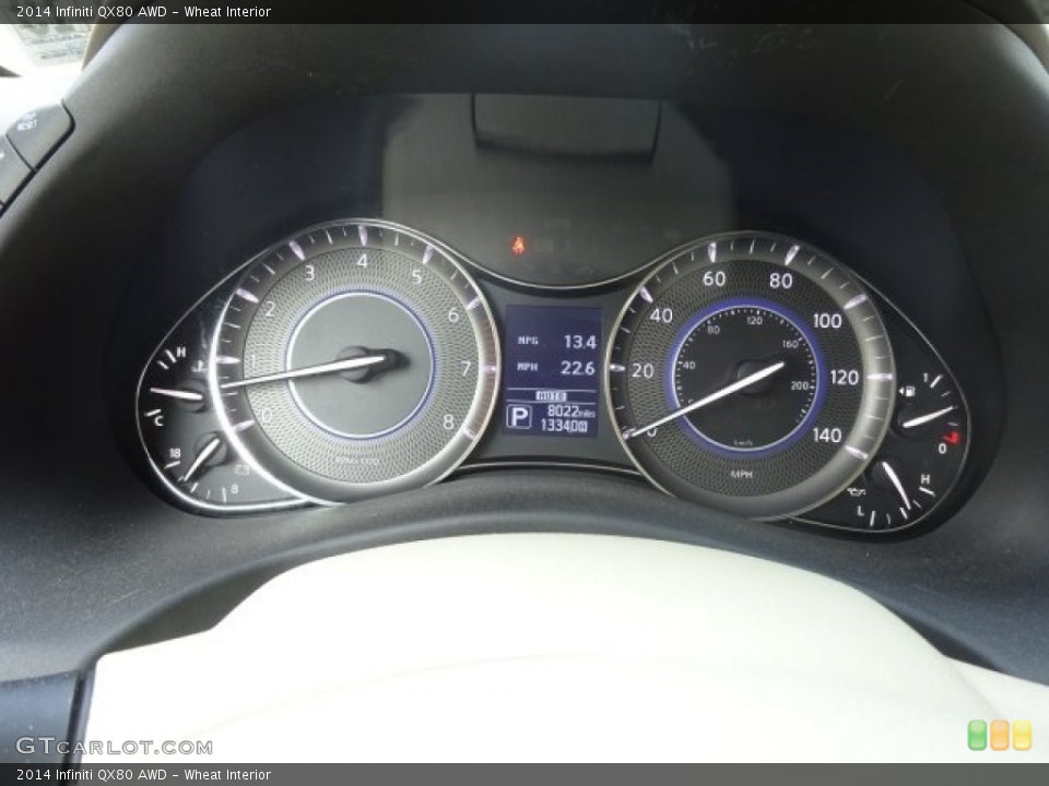 Wheat Interior Gauges for the 2014 Infiniti QX80 AWD #104737982