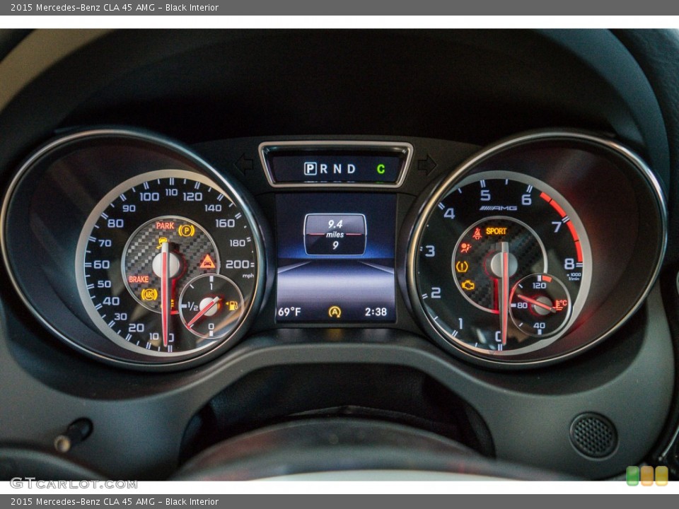 Black Interior Gauges for the 2015 Mercedes-Benz CLA 45 AMG #104751037