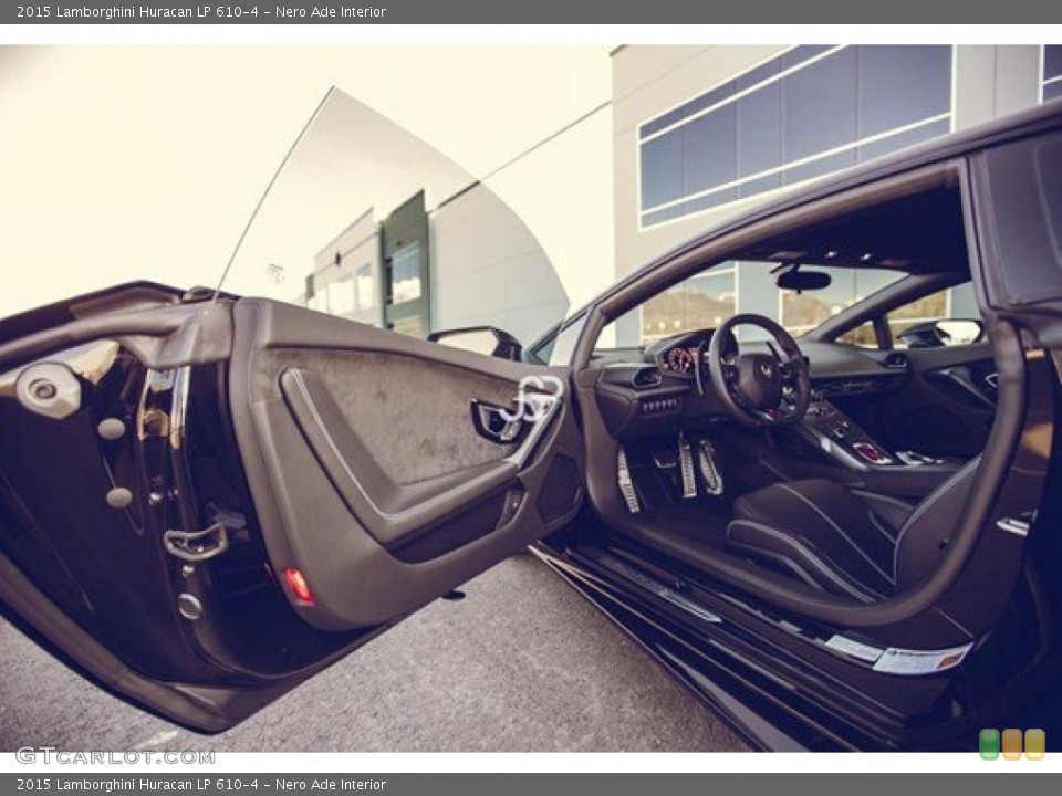 Nero Ade Interior Photo for the 2015 Lamborghini Huracan LP 610-4 #104752165