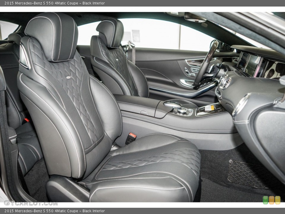 Black Interior Photo for the 2015 Mercedes-Benz S 550 4Matic Coupe #104753929