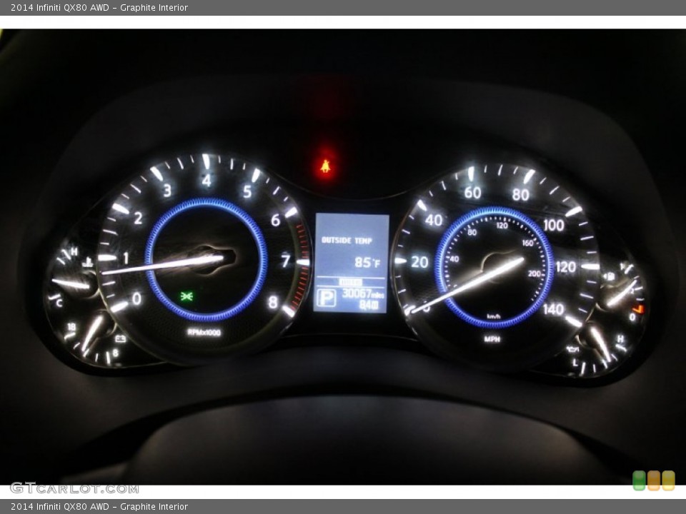 Graphite Interior Gauges for the 2014 Infiniti QX80 AWD #104766745