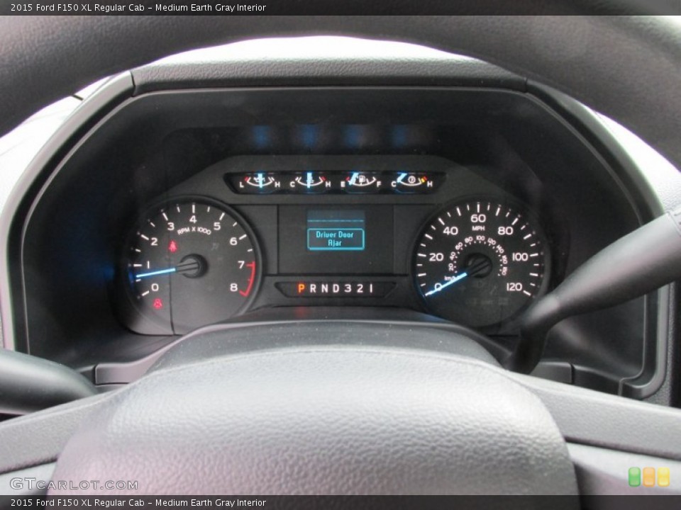 Medium Earth Gray Interior Gauges for the 2015 Ford F150 XL Regular Cab #104784118