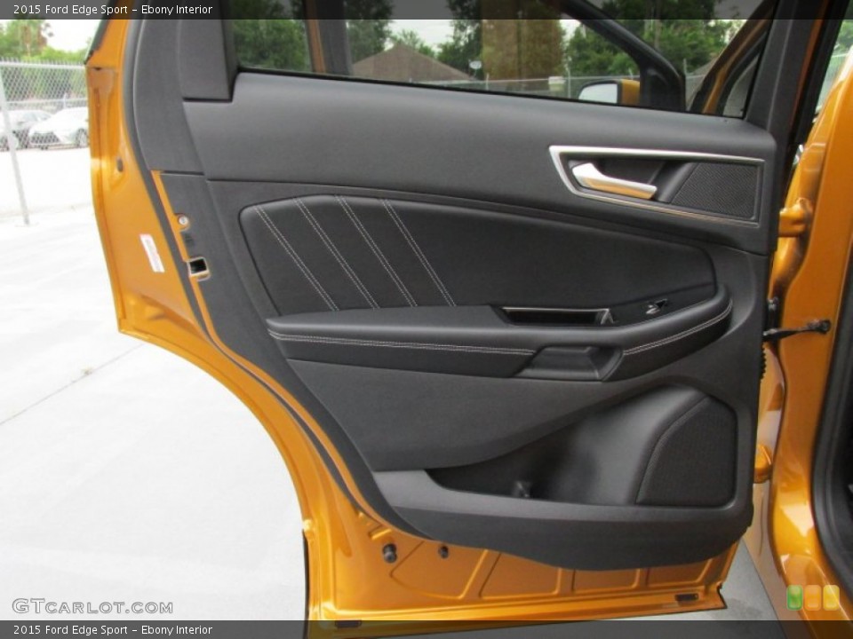 Ebony Interior Door Panel for the 2015 Ford Edge Sport #104784710