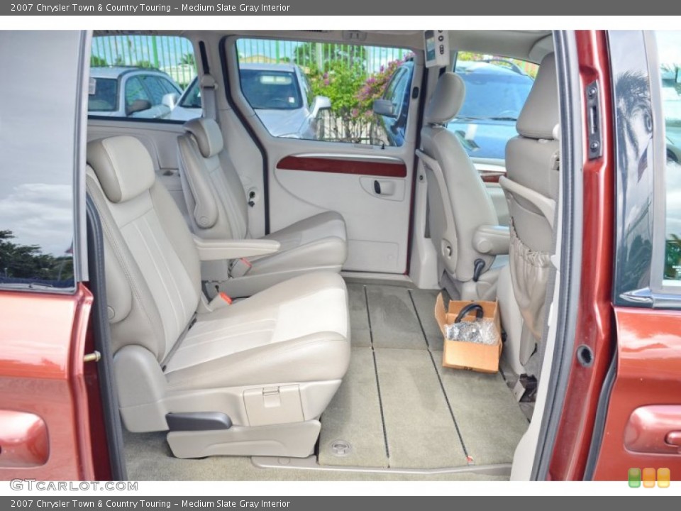 Medium Slate Gray Interior Rear Seat for the 2007 Chrysler Town & Country Touring #104784772