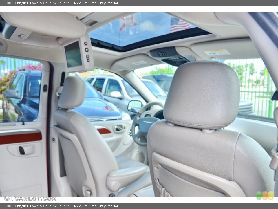 Medium Slate Gray Interior Sunroof for the 2007 Chrysler Town & Country Touring #104784829
