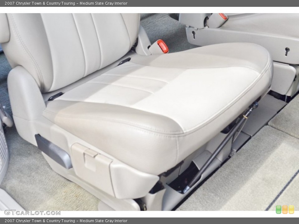 Medium Slate Gray Interior Rear Seat for the 2007 Chrysler Town & Country Touring #104784874