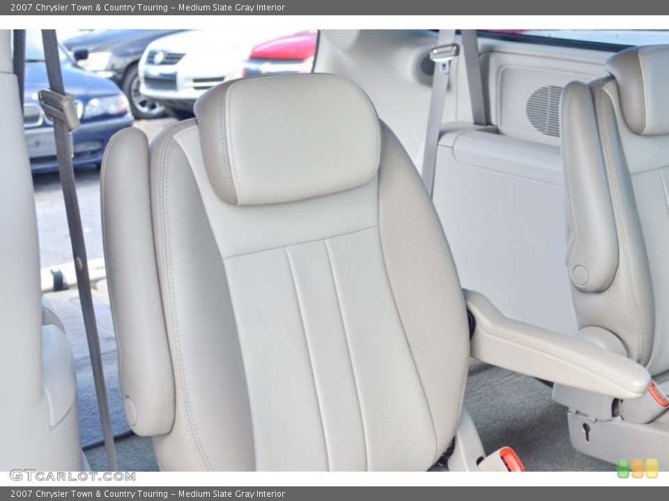 Medium Slate Gray Interior Rear Seat for the 2007 Chrysler Town & Country Touring #104784892