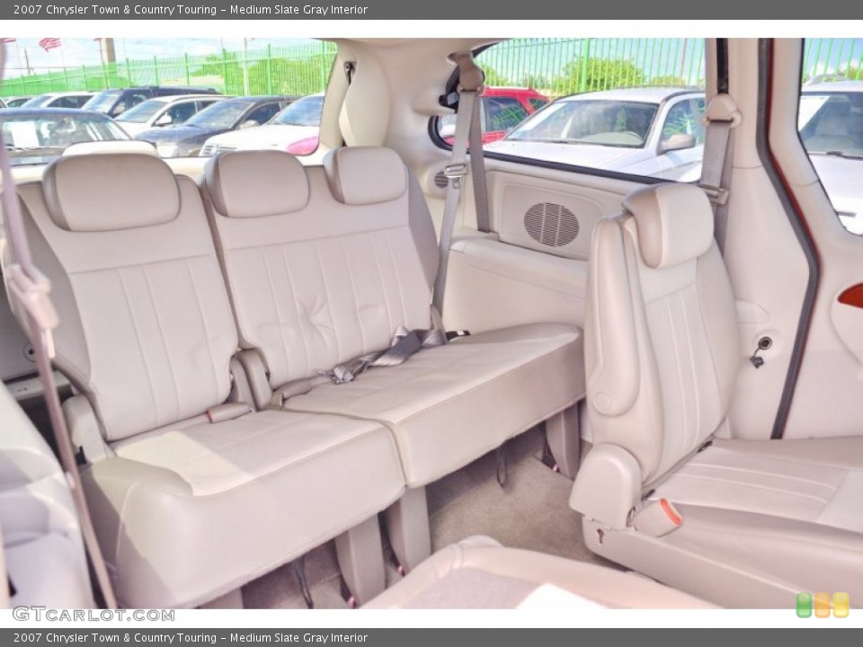 Medium Slate Gray Interior Rear Seat for the 2007 Chrysler Town & Country Touring #104784958