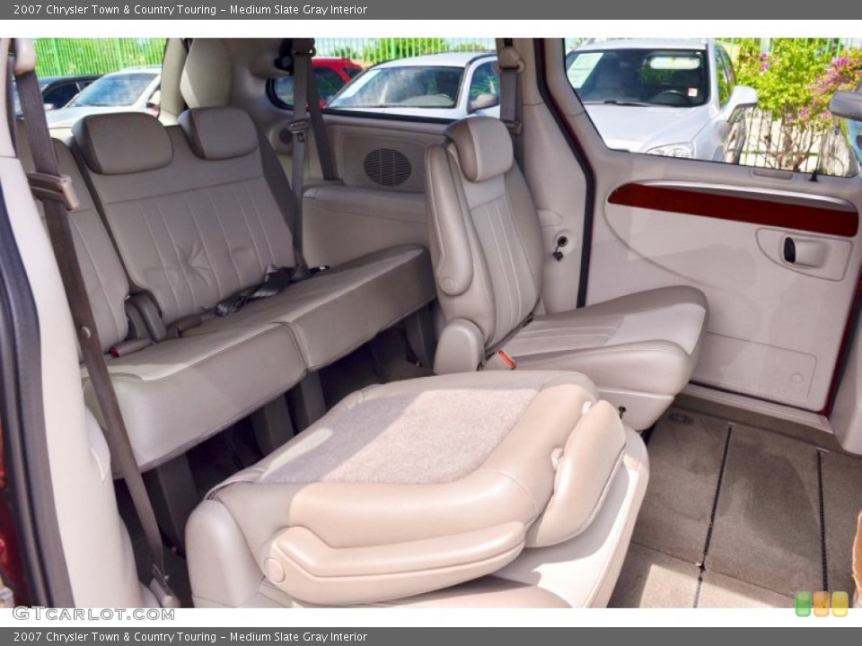 Medium Slate Gray Interior Rear Seat for the 2007 Chrysler Town & Country Touring #104784982