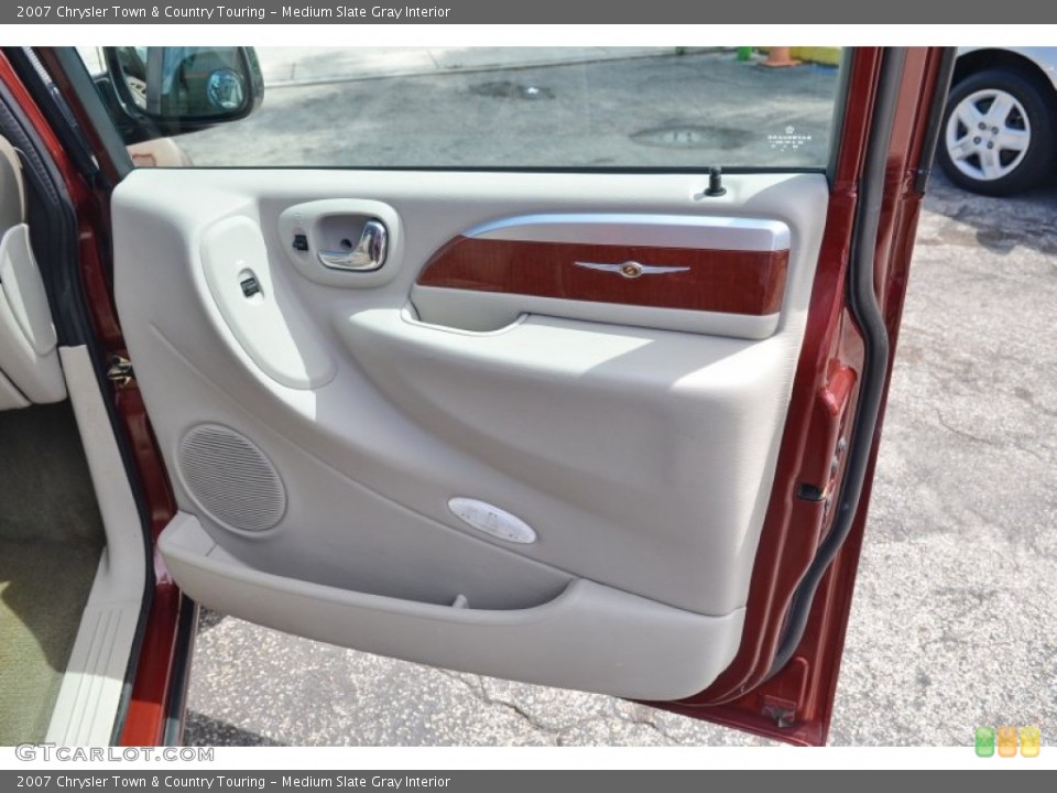 Medium Slate Gray Interior Door Panel for the 2007 Chrysler Town & Country Touring #104785111