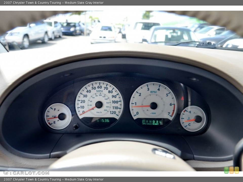 Medium Slate Gray Interior Gauges for the 2007 Chrysler Town & Country Touring #104785711
