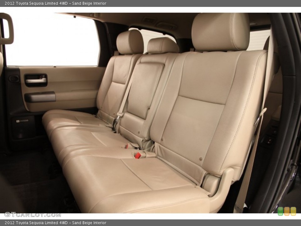 Sand Beige Interior Rear Seat for the 2012 Toyota Sequoia Limited 4WD #104793490